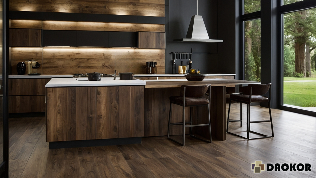 Kitchen cabinet wrapping